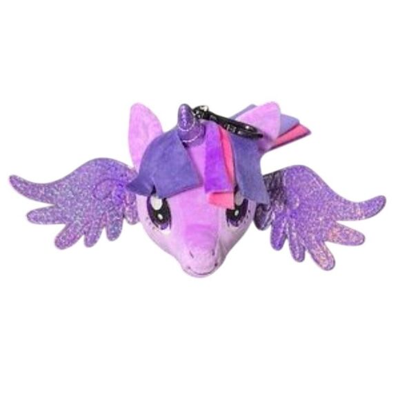 My Little Pony Twilight Sparkle Plush 7" Backpack Purse Clip On Wings Horn NEW - Picture 6 of 10